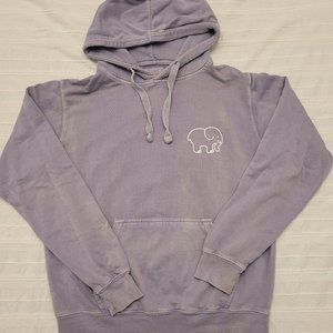 Ivory Ella Stone-Washed Mauve Hoodie